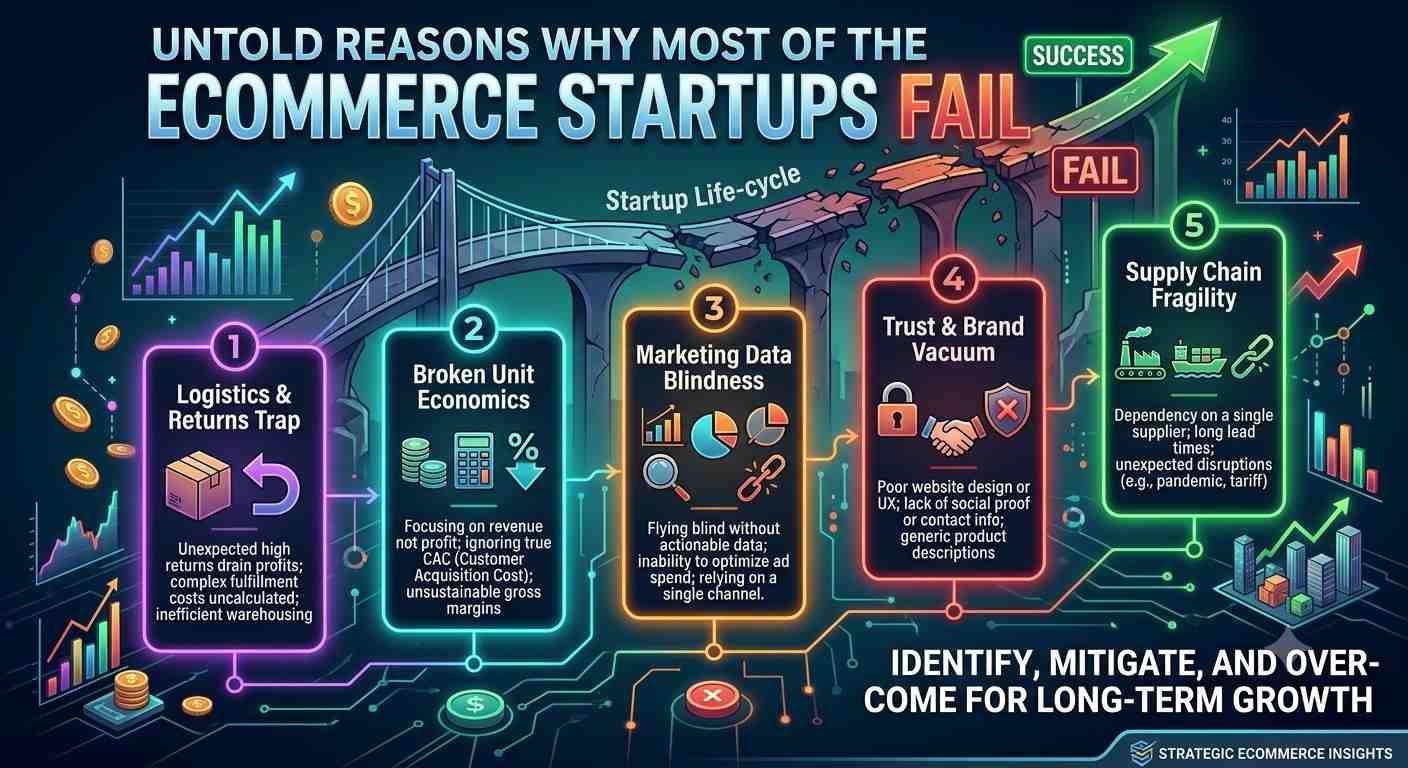 Untold Reasons Why Most Of The Ecommerce Startups Fail Untold Reasons Why Most Of The Ecommerce Startups Fail